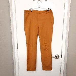 Zara Woman - Pumpkin Orange Straight Leg Comfortable Career Pant